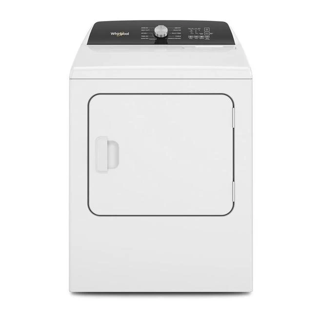 Whirlpool 7-cu Ft Front-Load Electric Dryer - Side Swing Door - White 5 Whirlpool 7-cu Ft Front-Load Electric Dryer - Side Swing Door - White - Image 3