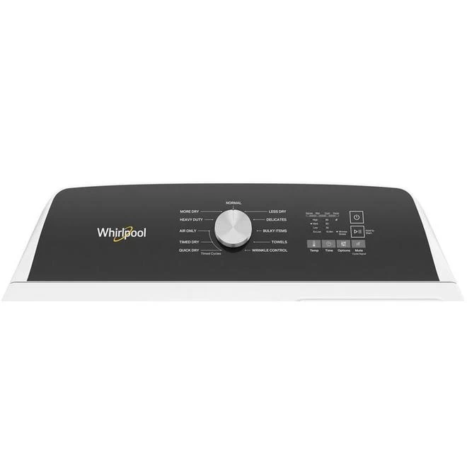 Whirlpool 7-cu Ft Front-Load Electric Dryer - Side Swing Door - White 4 Whirlpool 7-cu Ft Front-Load Electric Dryer - Side Swing Door - White - Image 2