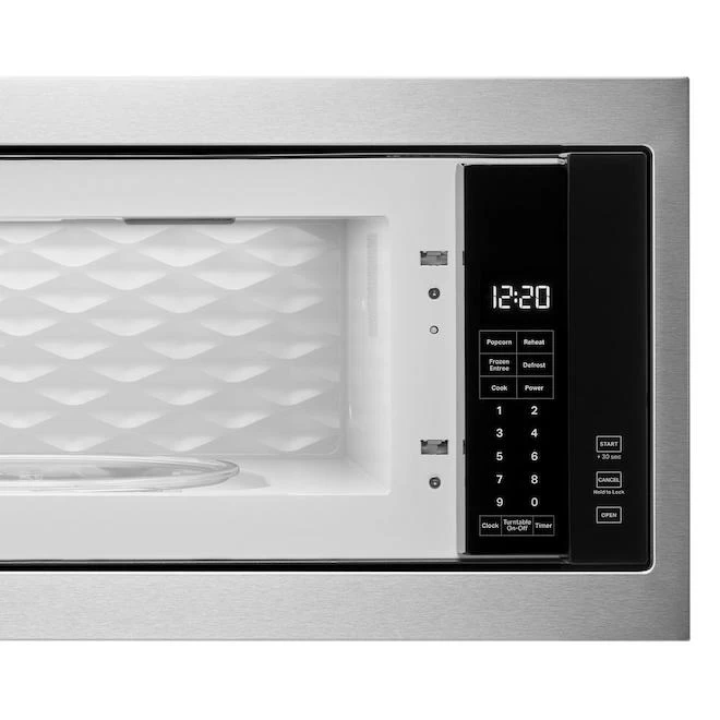 Whirlpool 1.1-cu. Ft. Built-in Microwave With Slim Trim Kit - Stainless Steel 5 Whirlpool 1.1-cu. Ft. Built-in Microwave With Slim Trim Kit - Stainless Steel - Image 3