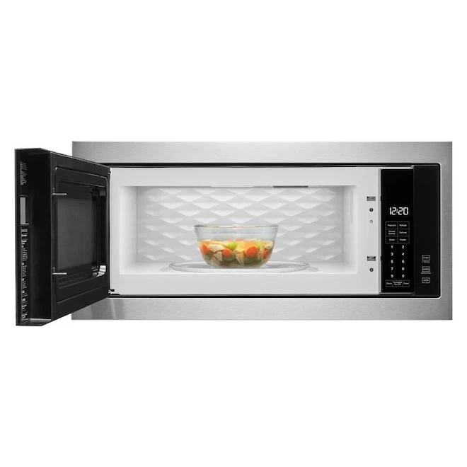 Whirlpool 1.1-cu. Ft. Built-in Microwave With Slim Trim Kit - Stainless Steel 3 Whirlpool 1.1-cu. Ft. Built-in Microwave With Slim Trim Kit - Stainless Steel