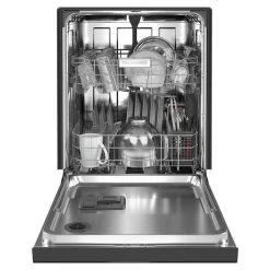 KitchenAid 24-in Built-In Dishwasher - 47 DB - Water Filtration - Black -Home Appliance Store 30006692d L