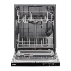 Whirlpool 55 DBA Filtration Built-in Dishwasher With Adjustable Upper Rack - Black 24-in Energy Star Certified -Home Appliance Store 30006778b L