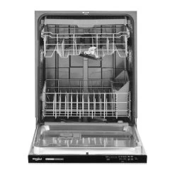 Whirlpool Stainless Steel Built-in Quiet Dishwasher - 24-in - Pocket Handle - 3rd Rack -Home Appliance Store 30006779b L