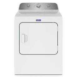 Maytag 7 Cu. Ft. Side Swing Door - Portable Vented Gas Dryer (White)