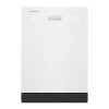 Whirlpool 55 DBA 24-in Built-In Dishwasher With Boost Cycle And Pocket Handle - White -Home Appliance Store 30006832 L