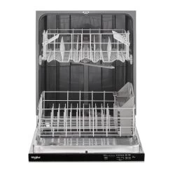 Whirlpool 55 DBA 24-in Built-In Dishwasher With Boost Cycle And Pocket Handle (Stainless Steel) 9 Whirlpool 55 DBA 24-in Built-In Dishwasher With Boost Cycle And Pocket Handle (Stainless Steel) -Home Appliance Store 30006834b L