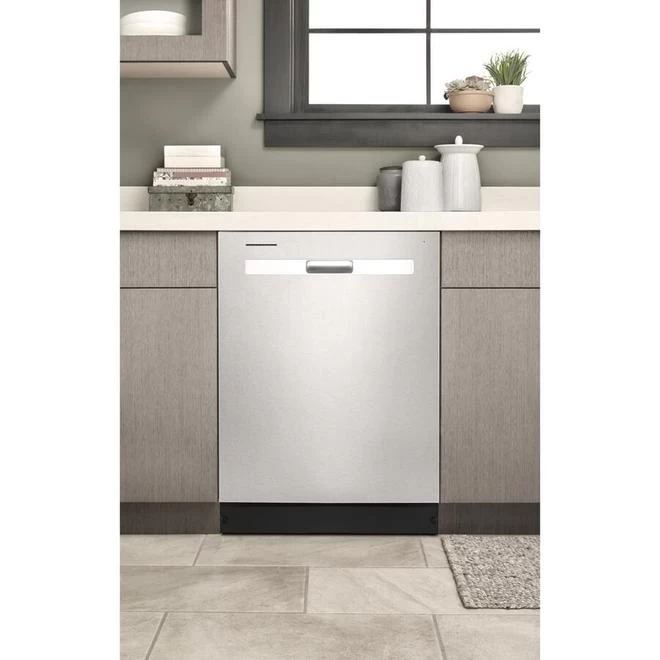 Whirlpool 55 DBA 24-in Built-In Dishwasher With Boost Cycle And Pocket Handle (Stainless Steel) 4 Whirlpool 55 DBA 24-in Built-In Dishwasher With Boost Cycle And Pocket Handle (Stainless Steel) - Image 2