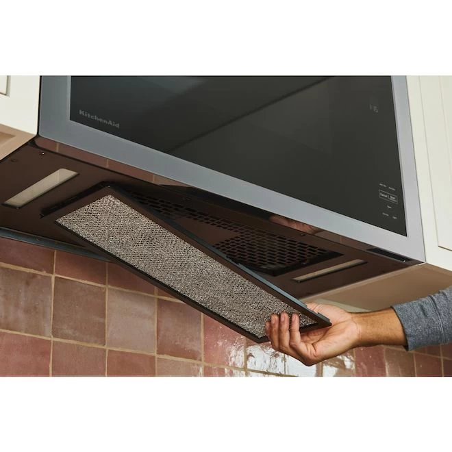 Whirlpool 30-in Smudge-Free Stainless Stel Over-the-Range Microwave Oven 4 Whirlpool 30-in Smudge-Free Stainless Stel Over-the-Range Microwave Oven - Image 2