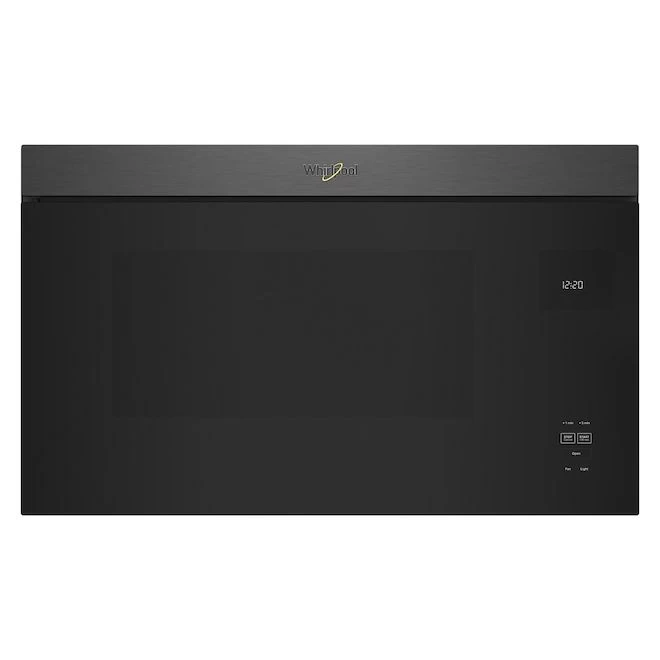 Whirlpool 30-in Smudge-Free Black Stainless Steel 1.1-ft³ Over-the-Range Microwave Oven 4 Whirlpool 30-in Smudge-Free Black Stainless Steel 1.1-ft³ Over-the-Range Microwave Oven - Image 2
