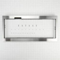 Whirlpool Stainless Steel Low Profile Built-In Microwave Slim Trim Kit