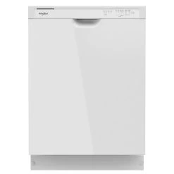 Whirlpool 24-in White Built-In Dishwasher Wiht Quick Cycle - 57-dBA -Home Appliance Store 30006926 L