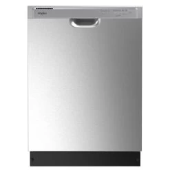 Whirlpool 24-in Two-tone Grey Stainless Steel Built-In Dishwasher -Home Appliance Store 30006928 L