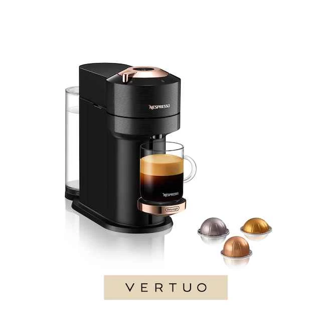 DeLonghi Nespresso Vertuo Next Premium Coffee And Espresso Machine By De'Longhi, Black With Rose Gold 7 DeLonghi Nespresso Vertuo Next Premium Coffee And Espresso Machine By De'Longhi, Black With Rose Gold - Image 5