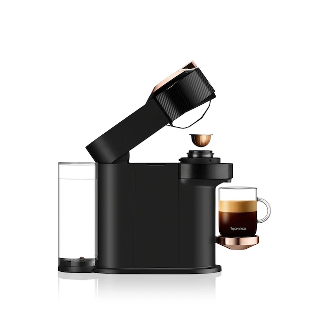 DeLonghi Nespresso Vertuo Next Premium Coffee And Espresso Machine By De'Longhi, Black With Rose Gold 3 DeLonghi Nespresso Vertuo Next Premium Coffee And Espresso Machine By De'Longhi, Black With Rose Gold