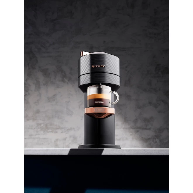 DeLonghi Nespresso Vertuo Next Premium Coffee And Espresso Machine By De'Longhi, Black With Rose Gold 5 DeLonghi Nespresso Vertuo Next Premium Coffee And Espresso Machine By De'Longhi, Black With Rose Gold - Image 3