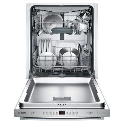 Bosch 100 Series Dishwasher With RackMatic - 24-in - Stainless Steel -Home Appliance Store 30855117c L