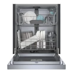 Bosch 100 Series 24-In Smudge Free Stainless Steel Smart Built-In Dishwasher With Home Connect - 50 DBA -Home Appliance Store 30855421c L