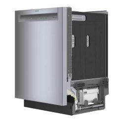 Bosch 100 Series 24-In Smudge Free Stainless Steel Smart Built-In Dishwasher With Home Connect - 50 DBA -Home Appliance Store 30855421d L