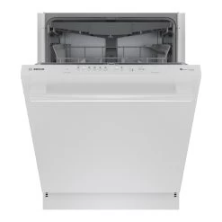 Bosch 100+ Series Wi-Fi White 24-in 3-Rack Built-In Dishwasher With PureDry And Overflow Protection