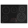 LG 5-Element Electric Cooktop With SmoothTouch Controls - 30-in - Black -Home Appliance Store 30895068 L