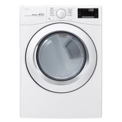 LG Electric Dryer With Sensor Dry - 27-in - 7.4-cu Ft - White