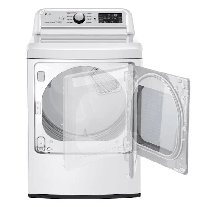 LG Electric Dryer With TurboSteam(TM) - 7.3 Pi³ - 27" - White 3 LG Electric Dryer With TurboSteam(TM) - 7.3 Pi³ - 27" - White