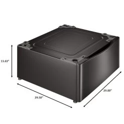 LG Washer Pedestal 27-in With Drawer Black Steel -Home Appliance Store 30895210d L