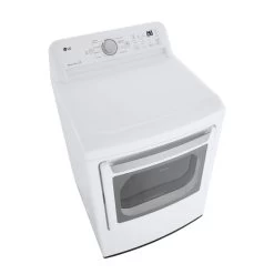 LG 7.3-cu Ft Electric Dryer - Sensor Dry - White -Home Appliance Store 30895275c L