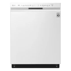 LG 24-in White Slide-in Dishwasher With Front Controls And QuadWash -Home Appliance Store 30895281 L