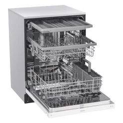 LG 24-in White Slide-in Dishwasher With Front Controls And QuadWash -Home Appliance Store 30895281b L