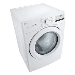 LG 7.4-cu. Ft. Reversible Side Swing Door Stackable Electric Dryer (White) ENERGY STAR Certified -Home Appliance Store 30895363b L