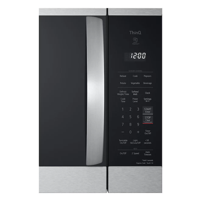 LG Smart Over The Range Microwave 2.1-cu.ft. Stainless Steel 3 LG Smart Over The Range Microwave 2.1-cu.ft. Stainless Steel