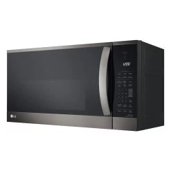 LG 1.8-ft³ Smart Over-the-Range Microwave Oven - Black Smudge Resistant Stainless Steel