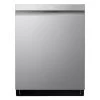 LG 24-in Top Control Dishwasher - 44 DBA - QuadWash Pro - Dynamic Dry - Stainless Steel