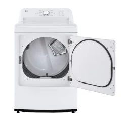LG 7.3-ft³ White Electric Dryer With Sensor Dry -Home Appliance Store 30895411b L
