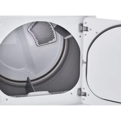 LG 7.3-ft³ White Electric Dryer With Sensor Dry -Home Appliance Store 30895411d L
