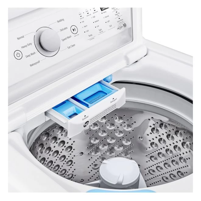 LG Top Load 27-in White 5.6-ft³ Top Lod Washer 5 LG Top Load 27-in White 5.6-ft³ Top Lod Washer - Image 3