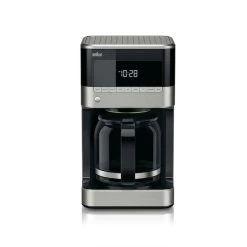 Braun BrewSense 12-Cup Drip Coffee Maker With Glass Carafe (Stainless Steel/Black)