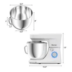 Costway 7-L 6-Speed White Commercial/Residential Stand Mixer 9 Costway 7-L 6-Speed White Commercial/Residential Stand Mixer -Home Appliance Store 330989783 AlternateImage1 l