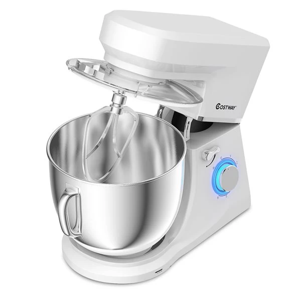 Costway 7-L 6-Speed White Commercial/Residential Stand Mixer 7 Costway 7-L 6-Speed White Commercial/Residential Stand Mixer - Image 5