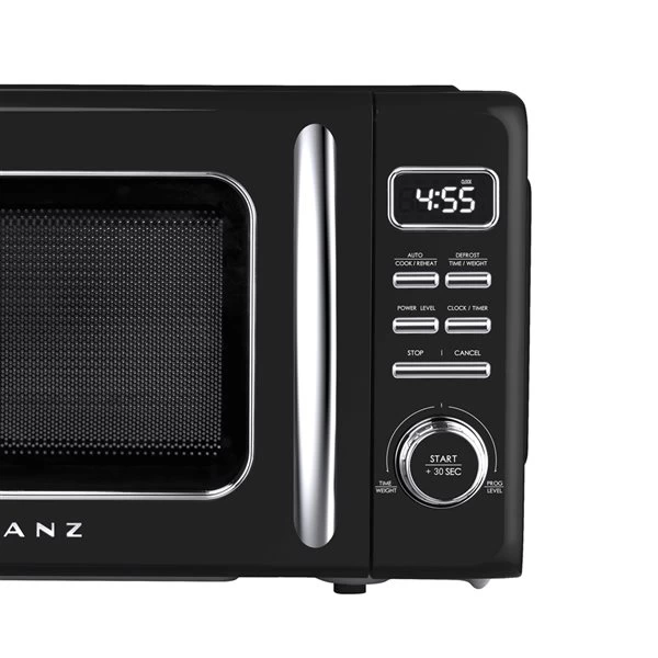 Galanz Retro 0.7-cu Ft 700-Watt Countertop Microwave - Black 3 Galanz Retro 0.7-cu Ft 700-Watt Countertop Microwave - Black