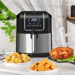 HomCom 7.84-L Black Air Fryer -Home Appliance Store 331025405 AlternateImage1 l
