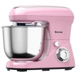 Costway 5-L 6-Speed Pink Commercial/Residential Stand Mixer 9 Costway 5-L 6-Speed Pink Commercial/Residential Stand Mixer -Home Appliance Store 331026438 AlternateImage3 l