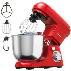 Costway 5-L 6-Speed Red Commercial/Residential Stand Mixer