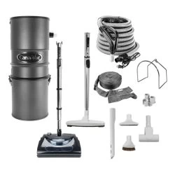 Canavac Metallic Charcoal Residential Bagless Central Vacuum Electric Package -Home Appliance Store 331037255 MainImage 001 l