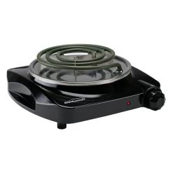 Brentwood 10.5-in Black 1200-Watt Single Burner Electric Hot Plate -Home Appliance Store 331045829 MainImage 001 l