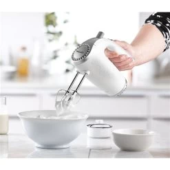 Brentwood 32-in Cord 5-Speed White Electric Hand Mixer