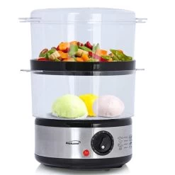 Brentwood Stainless Steel 2-Tier 4.73-L Electric Food Steamer -Home Appliance Store 331045837 AlternateImage1 l