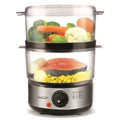 Brentwood Stainless Steel 2-Tier 4.73-L Electric Food Steamer -Home Appliance Store 331045837 MainImage 001 l