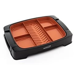 Brentwood 10-in L X 9-in W 1500-Watt Black Electric Indoor Grill -Home Appliance Store 331045838 AlternateImage2 l